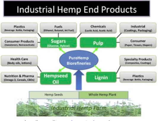 Industrial Hemp End Products