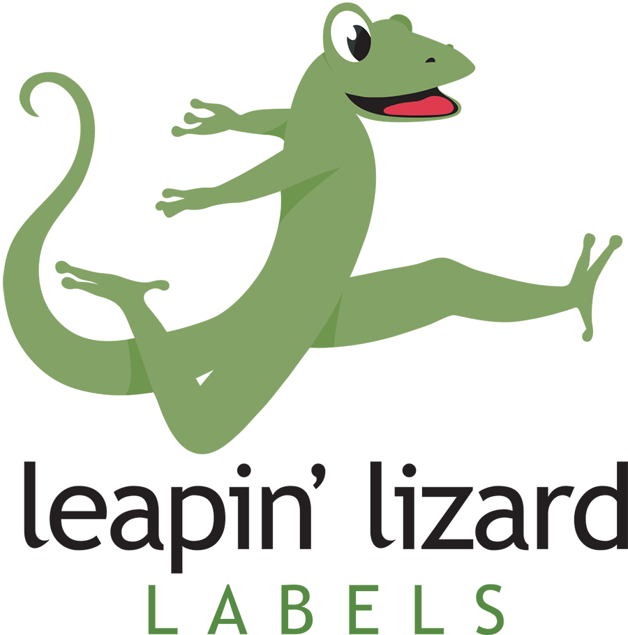 Leaping Lizard Labels